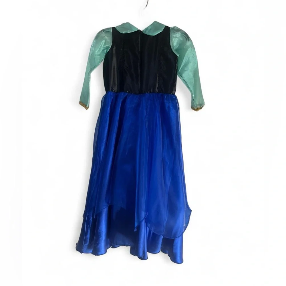 Girls Blue & Teal Princess Dress-Up Costume